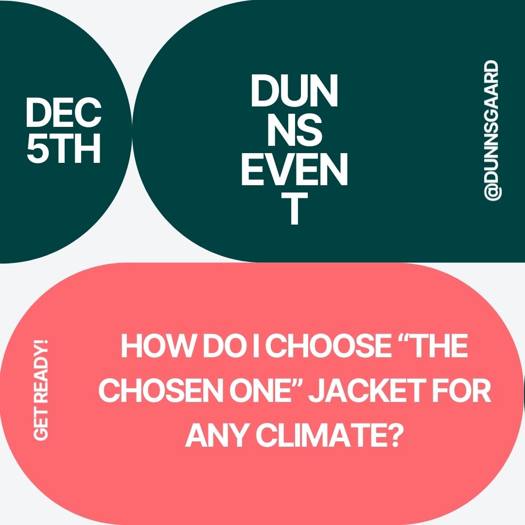 How do I choose “the chosen one” jacket for any climate?