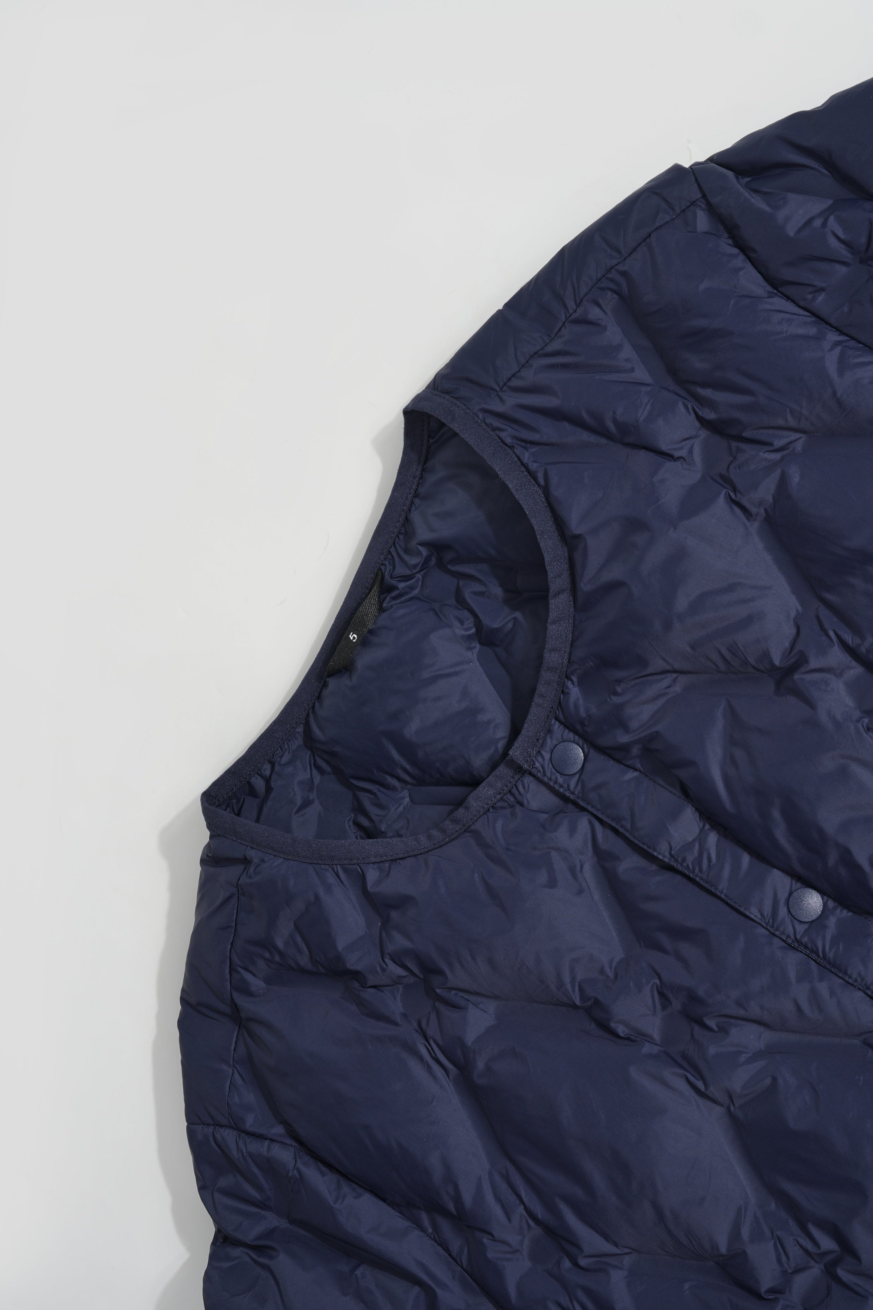 Lightweight Packable Collarless Man Down Jacket