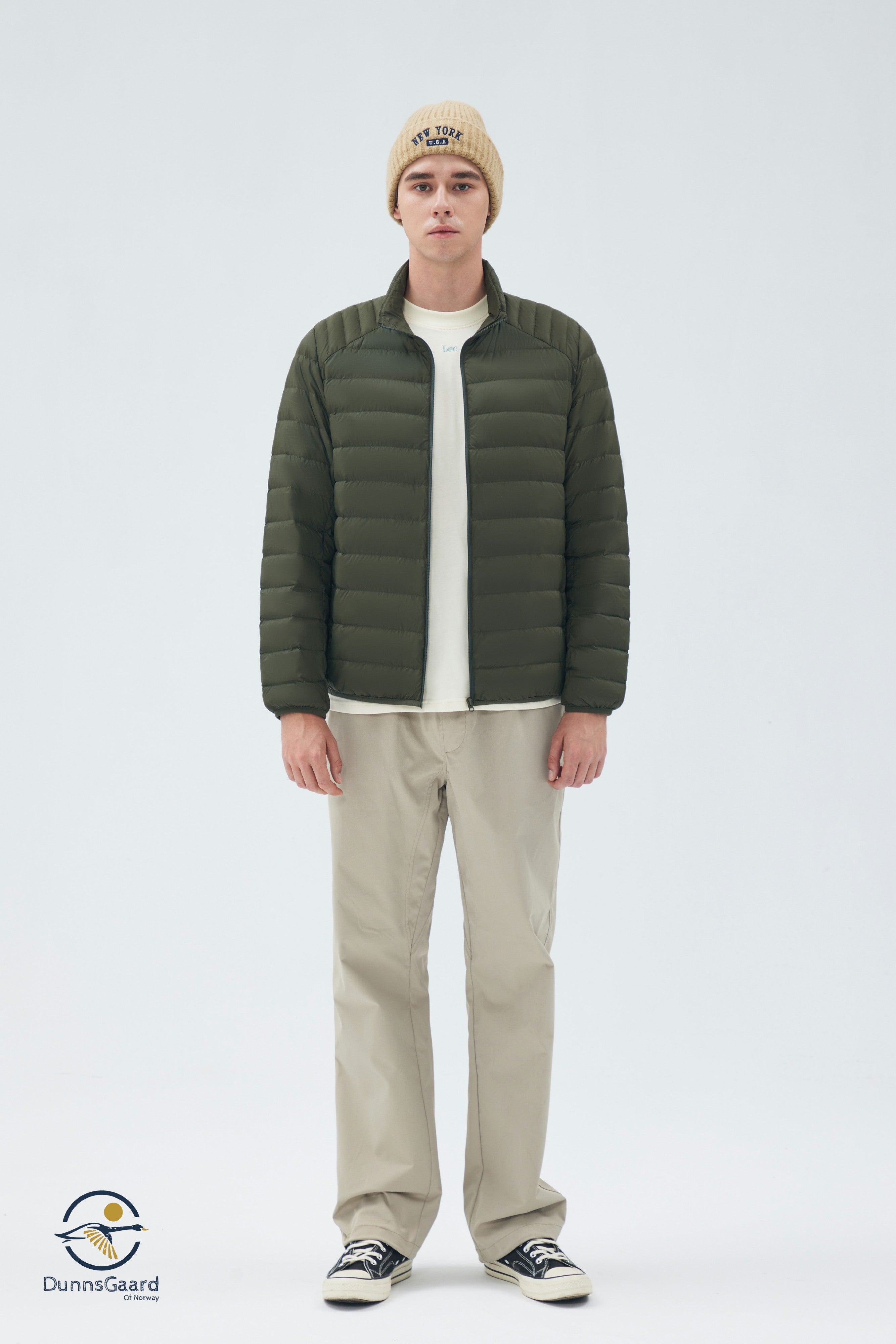 Lightweight Stand-Collar Man Down Jacket