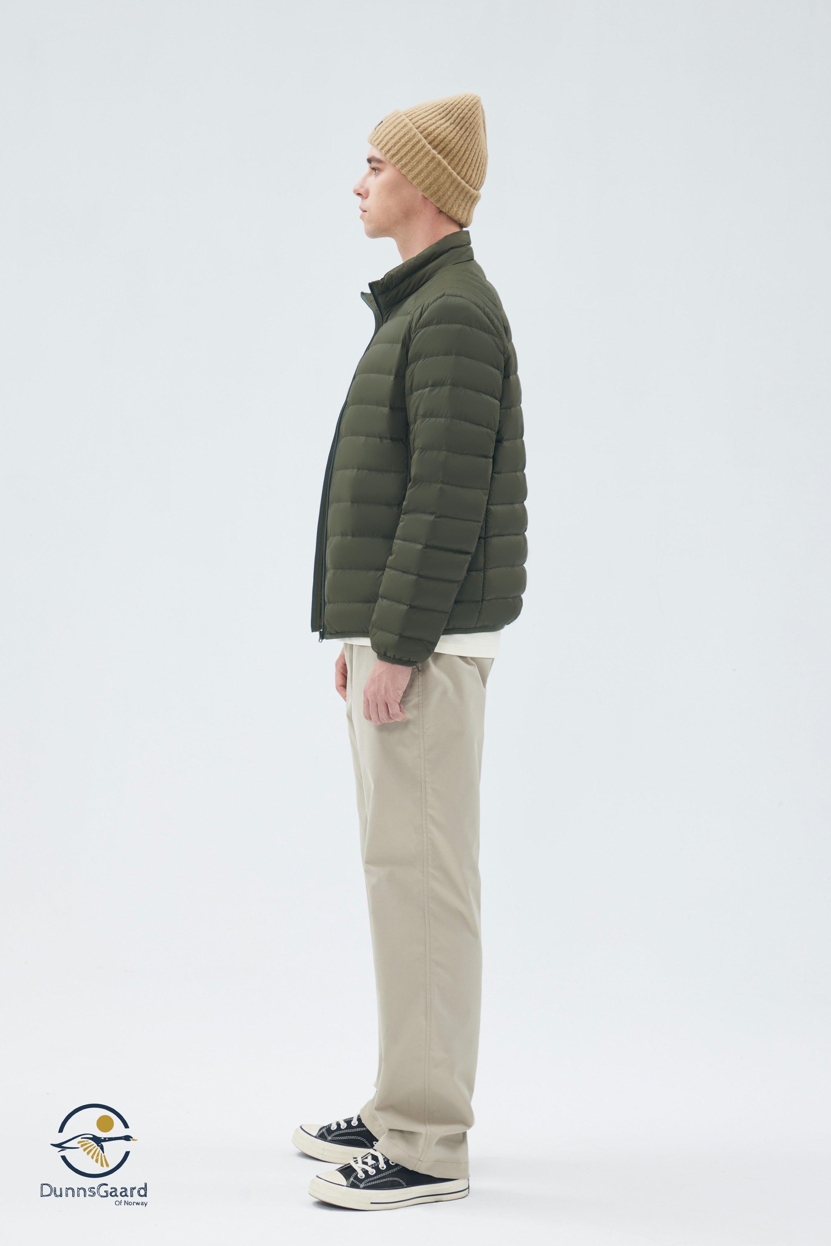 Lightweight Stand-Collar Man Down Jacket