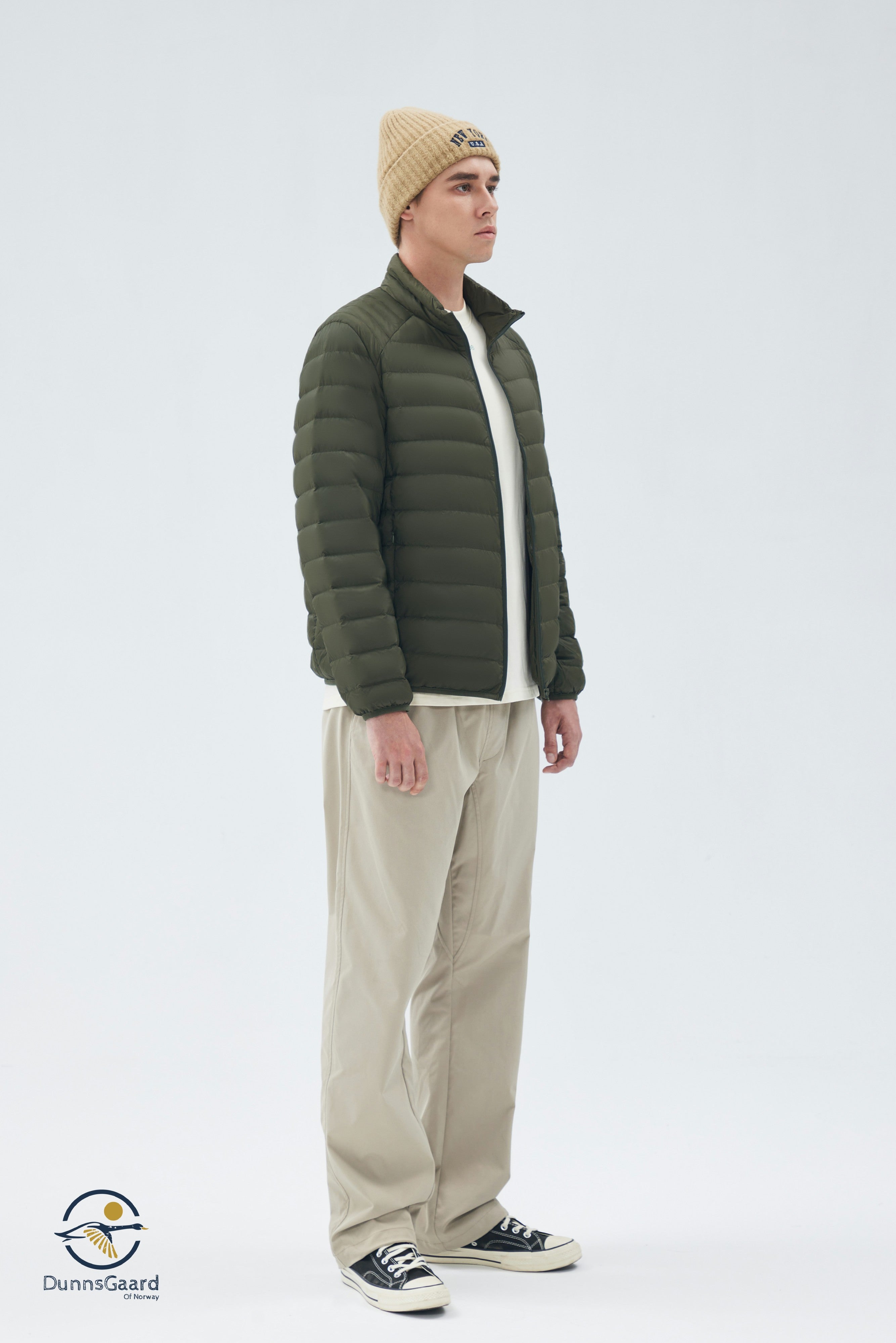Lightweight Stand-Collar Man Down Jacket