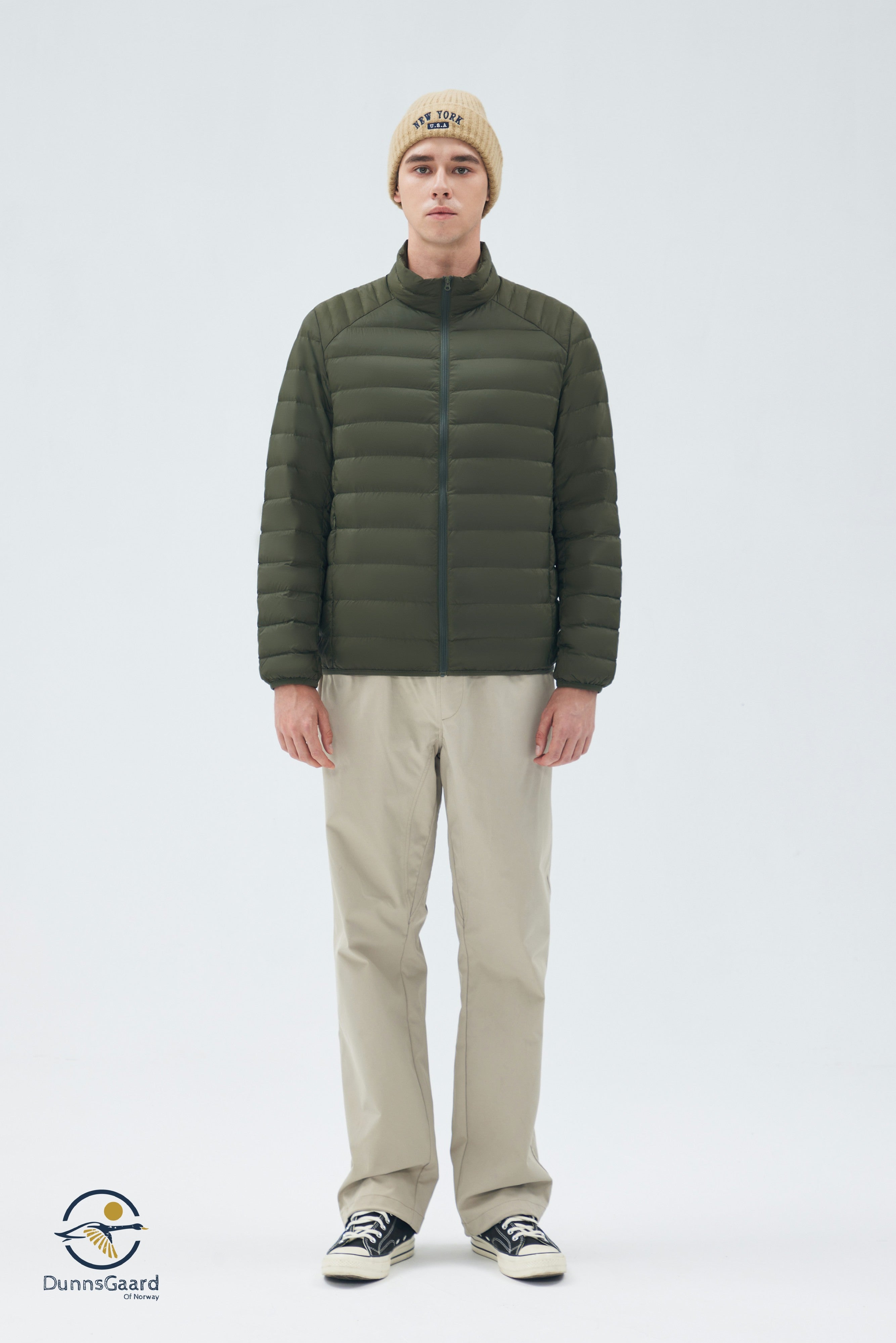 Lightweight Stand-Collar Man Down Jacket