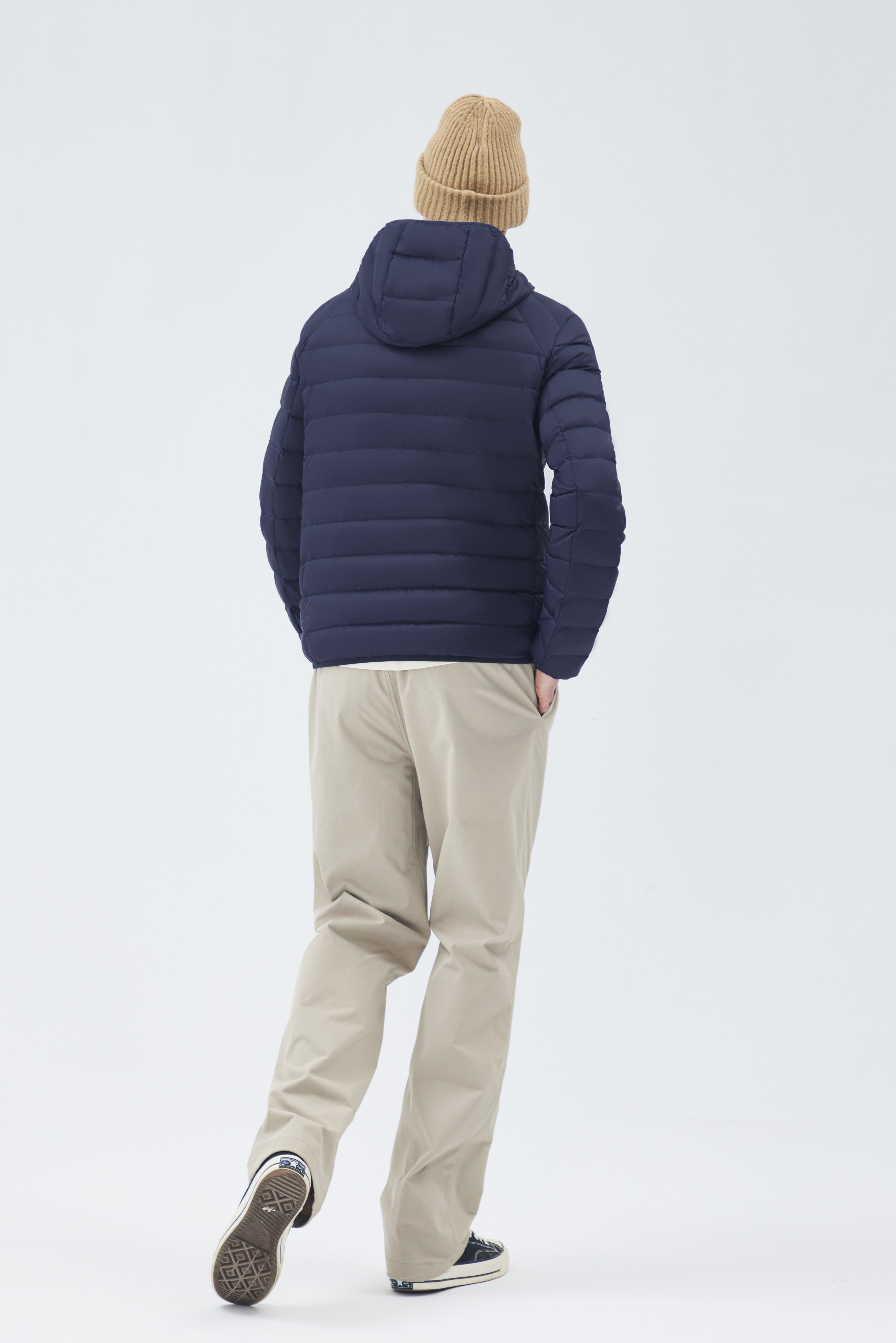 Lightweight Packable Hooded Man Down Jacket