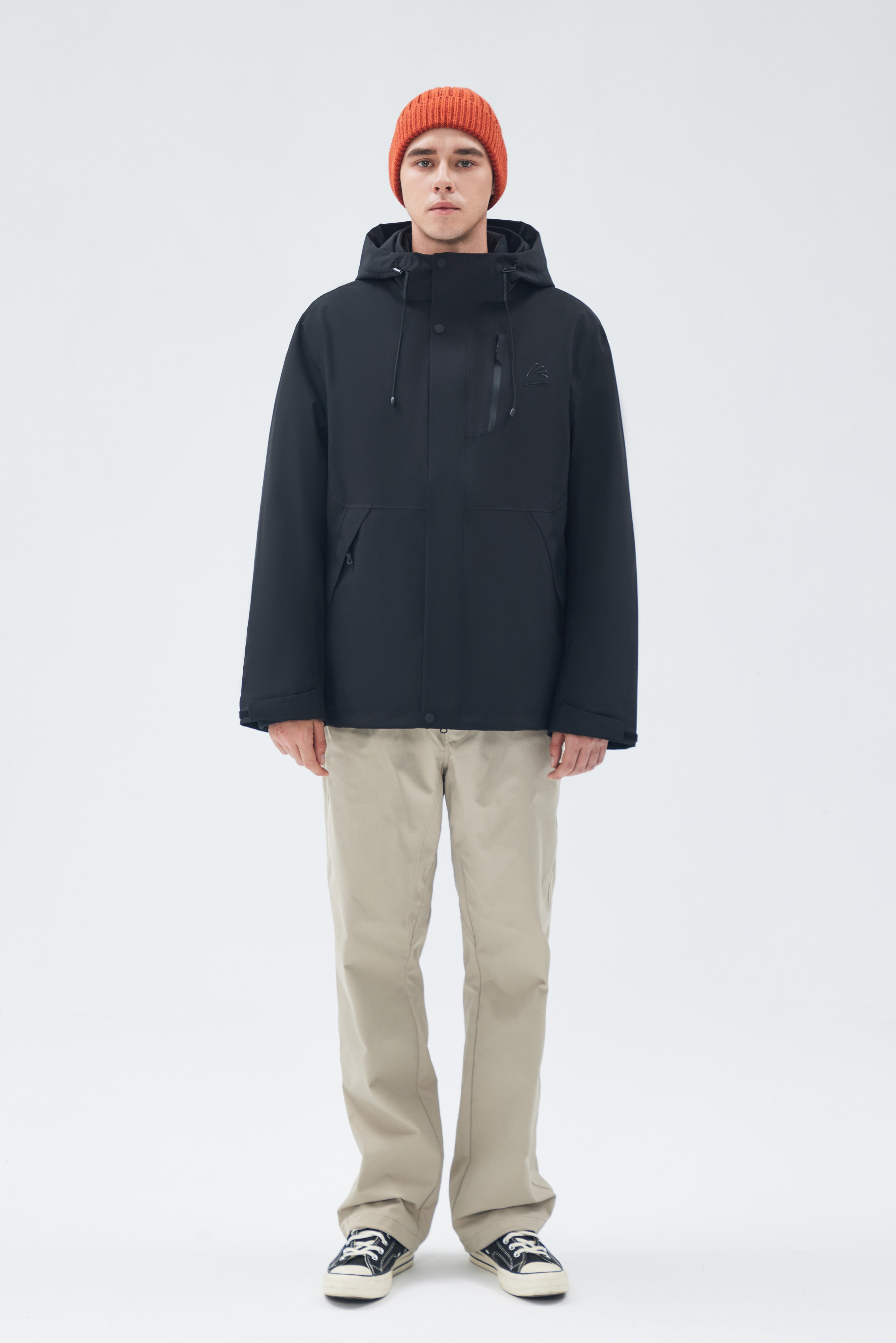 2-in-1 Waterproof Man Jacket