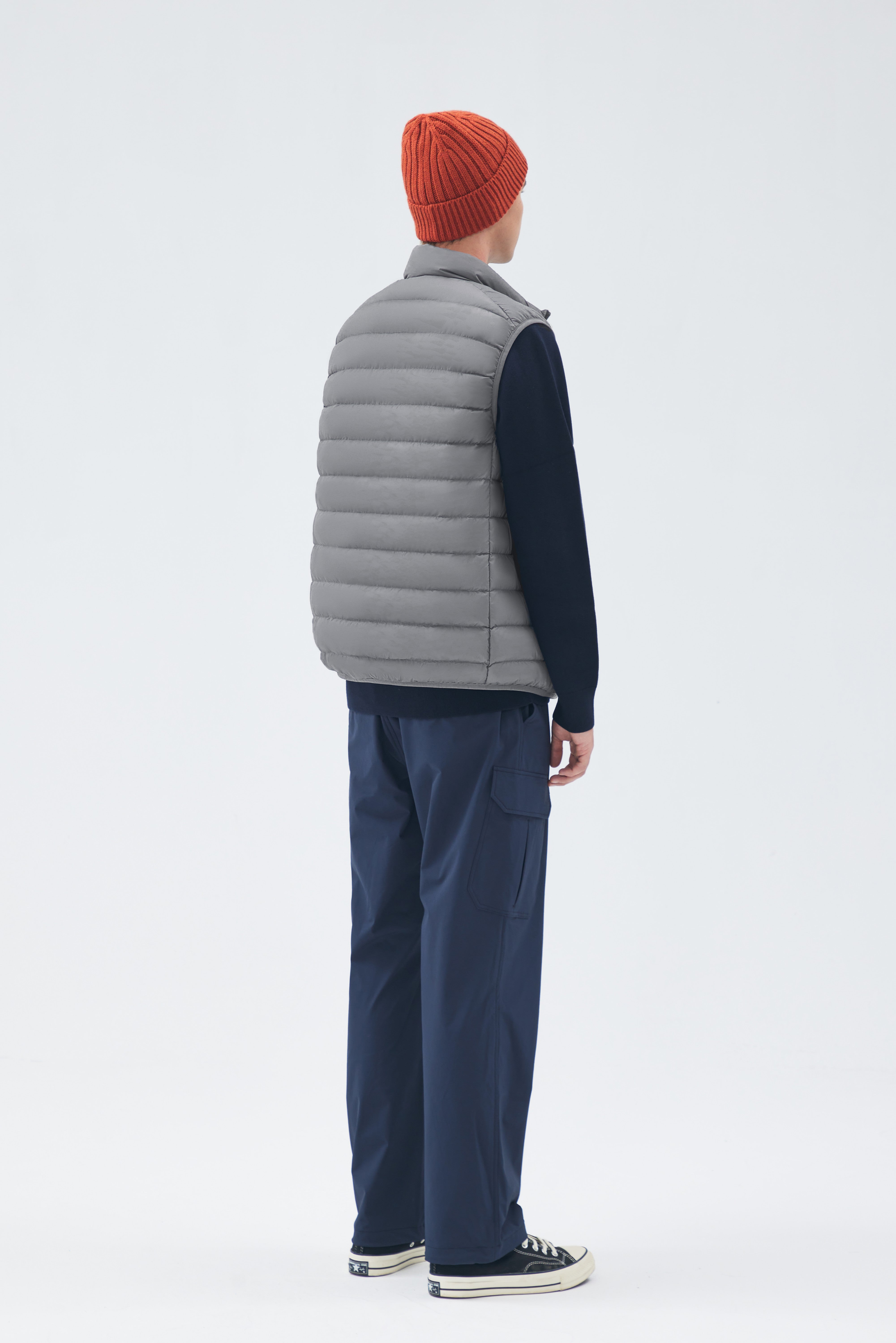 Lightweight Stand-collar Man Down Vest