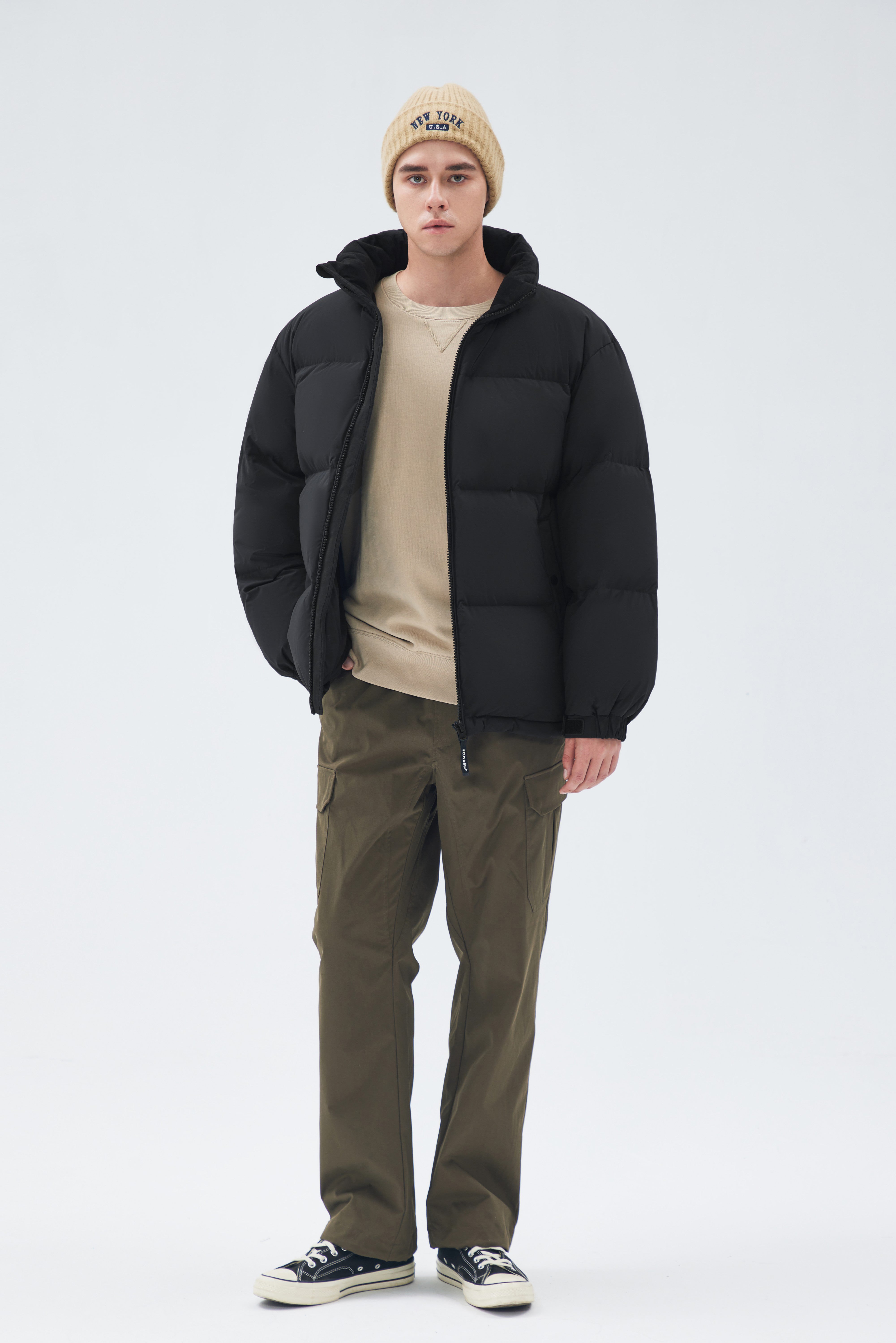 Heavy Filling Man Down Jacket
