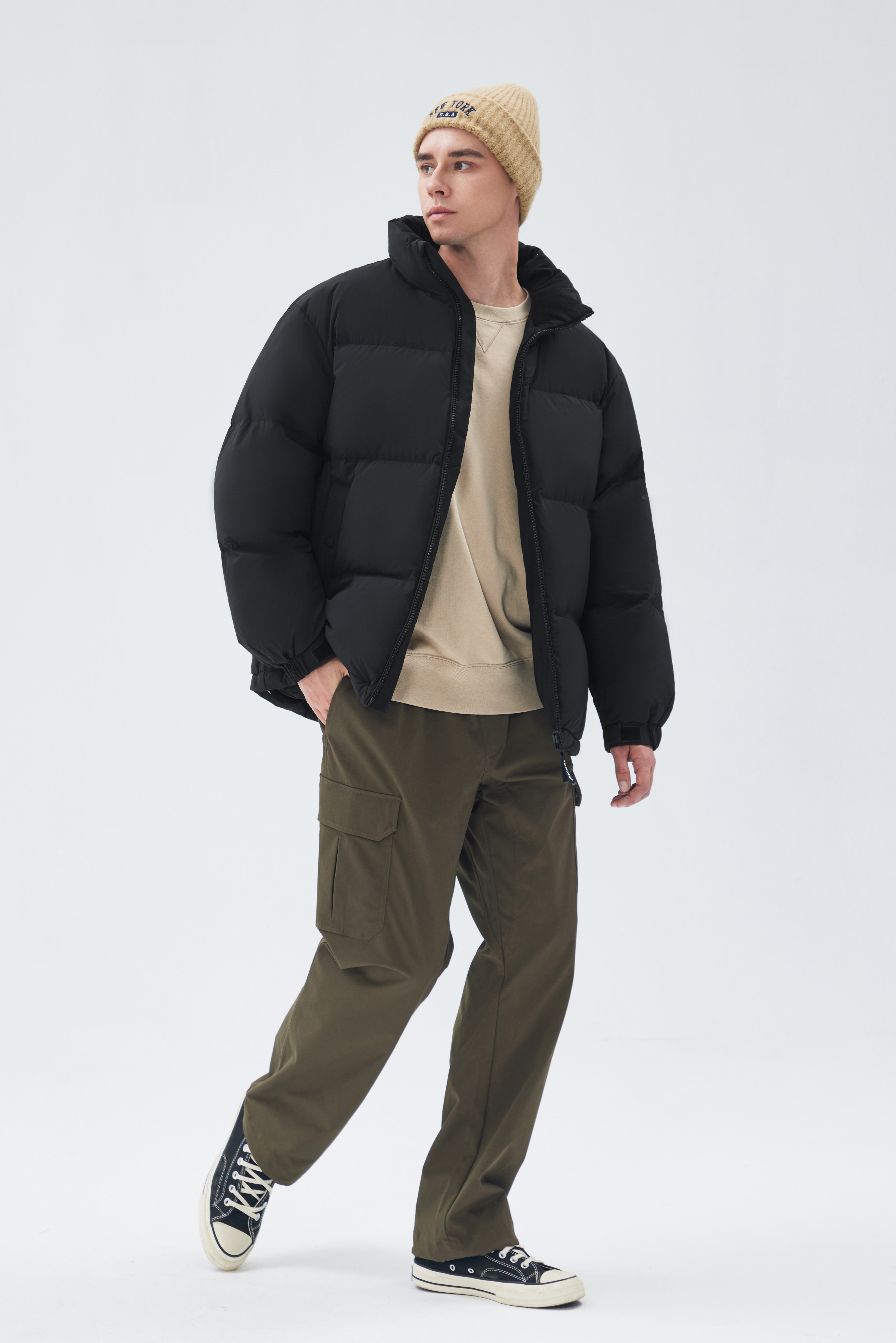 Heavy Filling Man Down Jacket