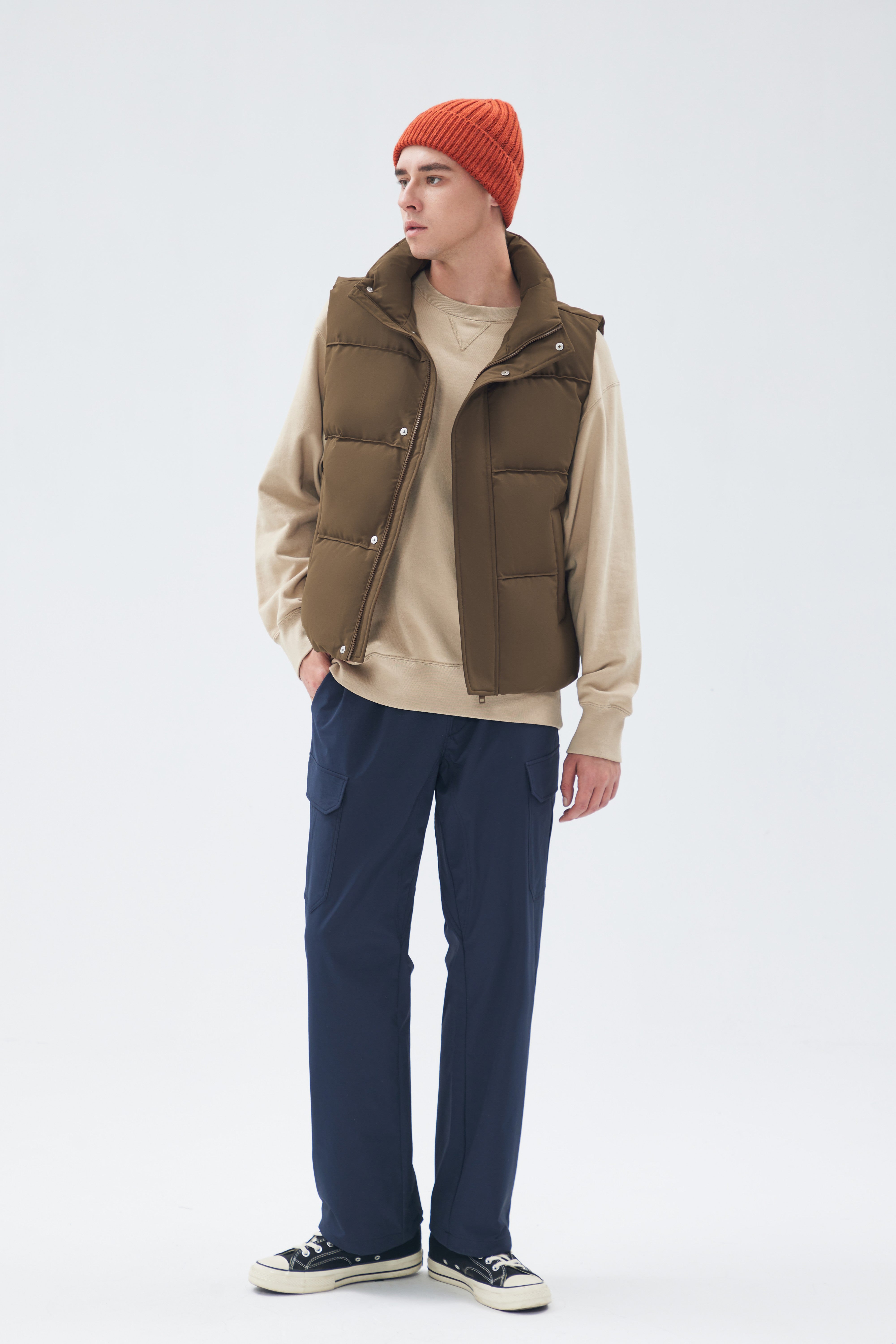 Cozy Sleeveless Down Vest