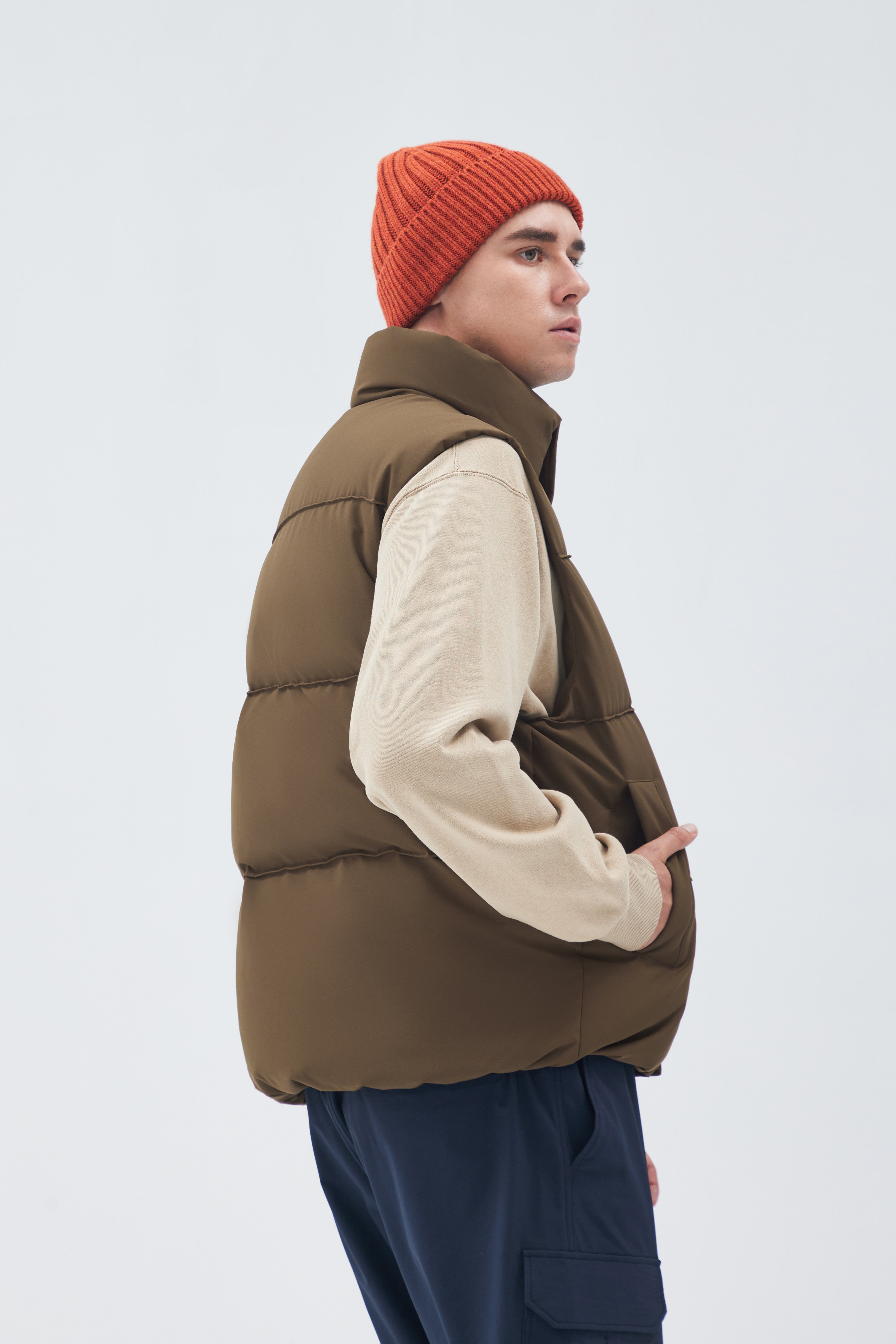 Cozy Sleeveless Down Vest