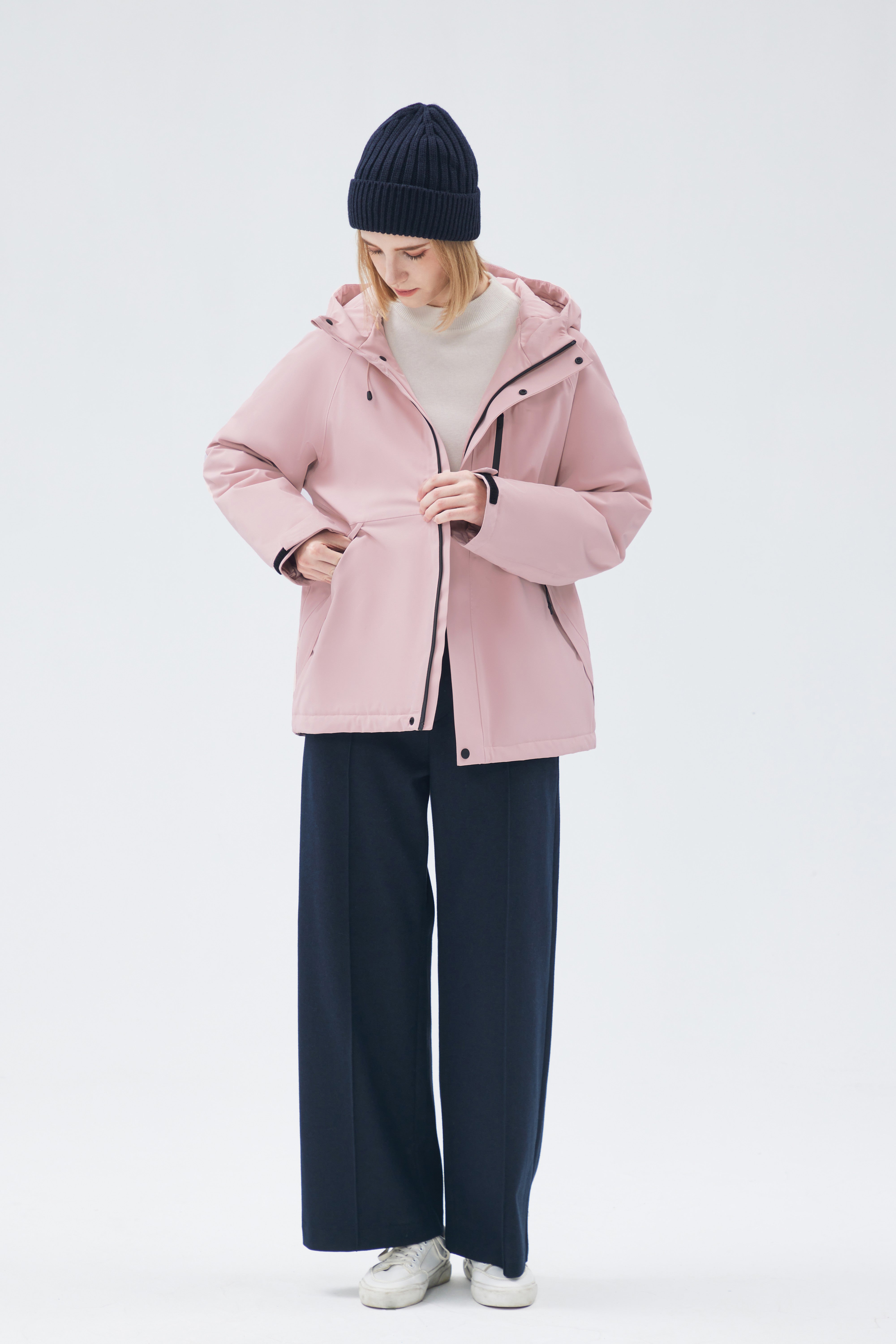 Duck Down-Filler Woman Waterproof Jacket