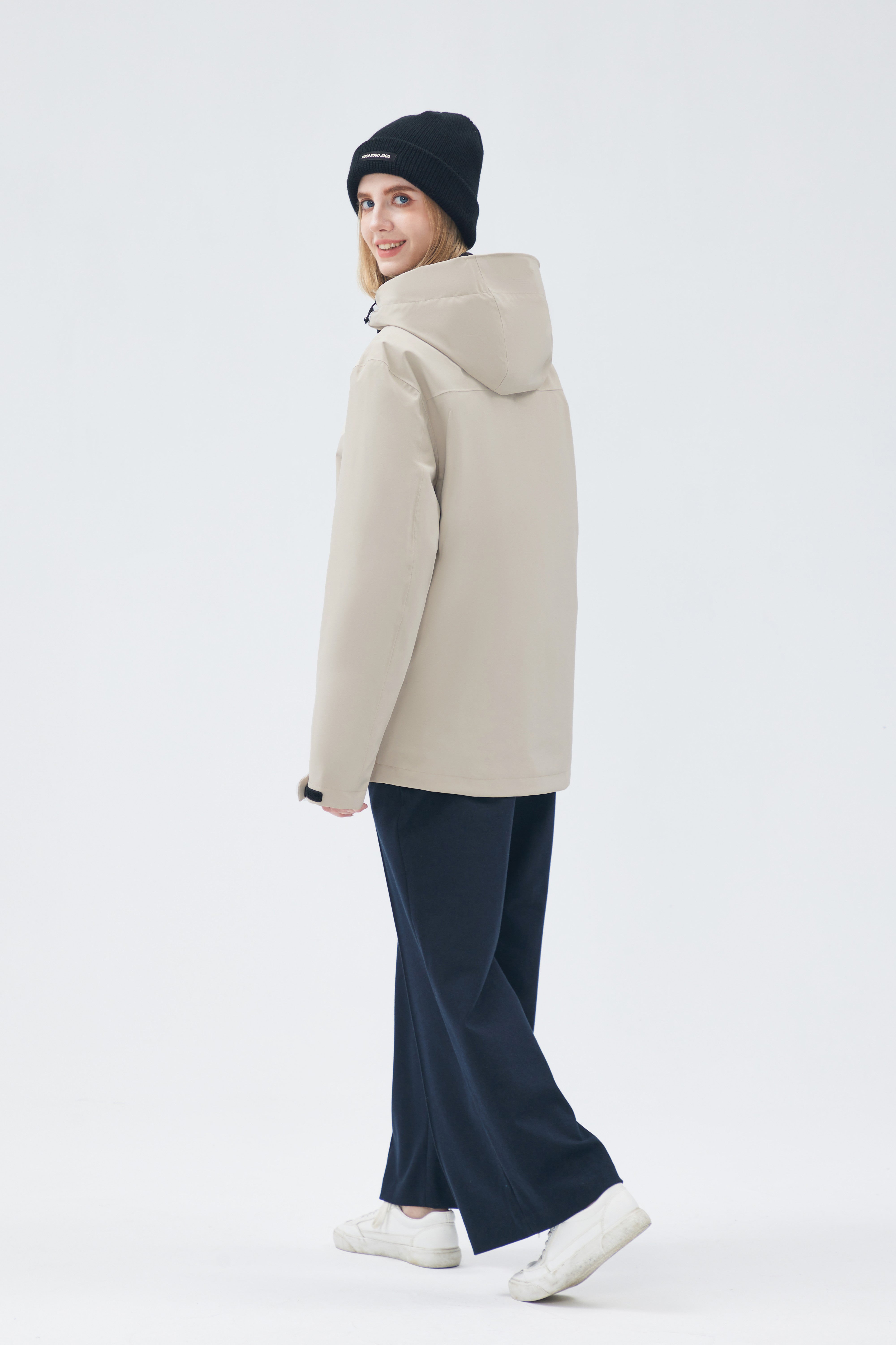 2-in-1 Waterproof Woman Jacket