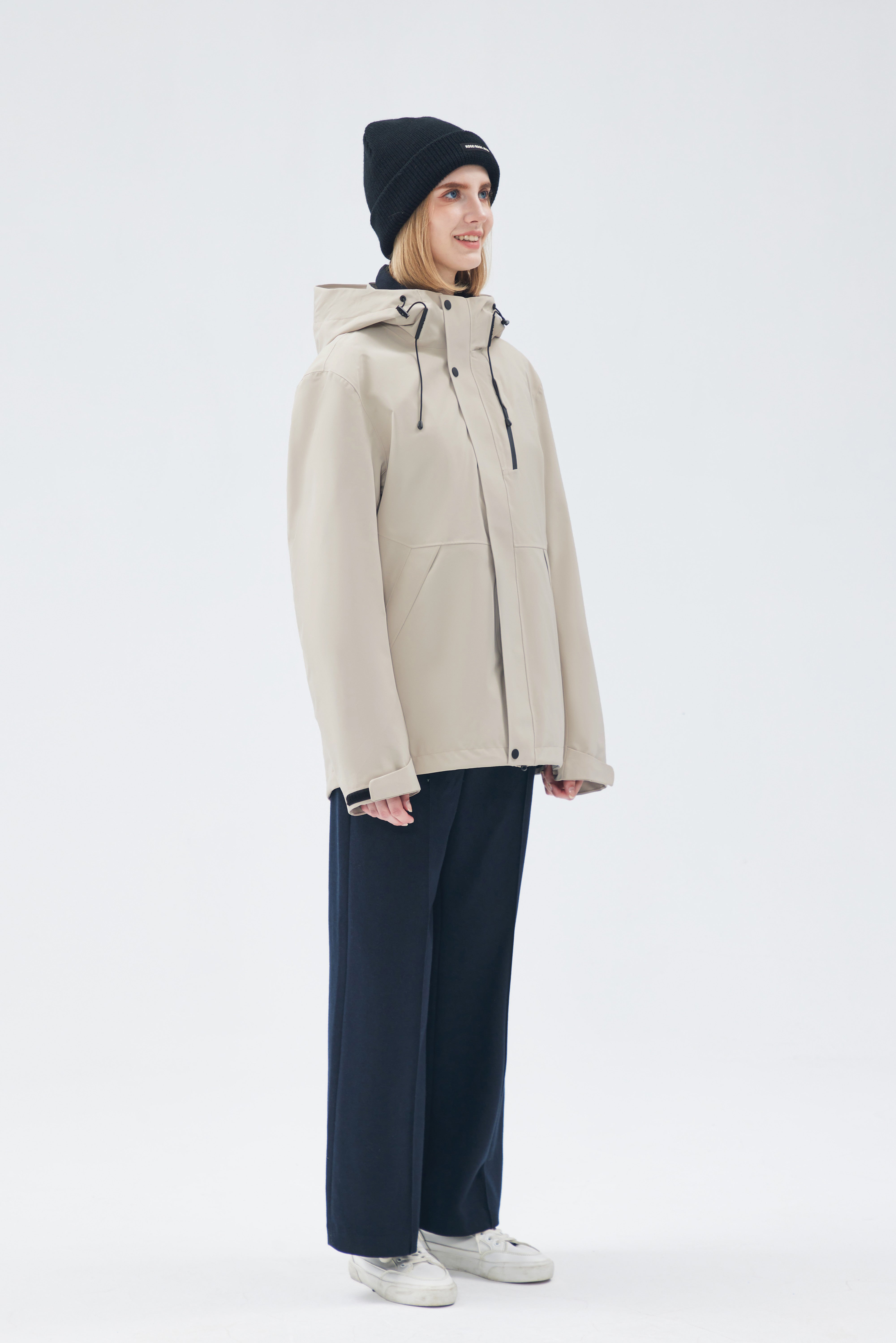 2-in-1 Waterproof Woman Jacket