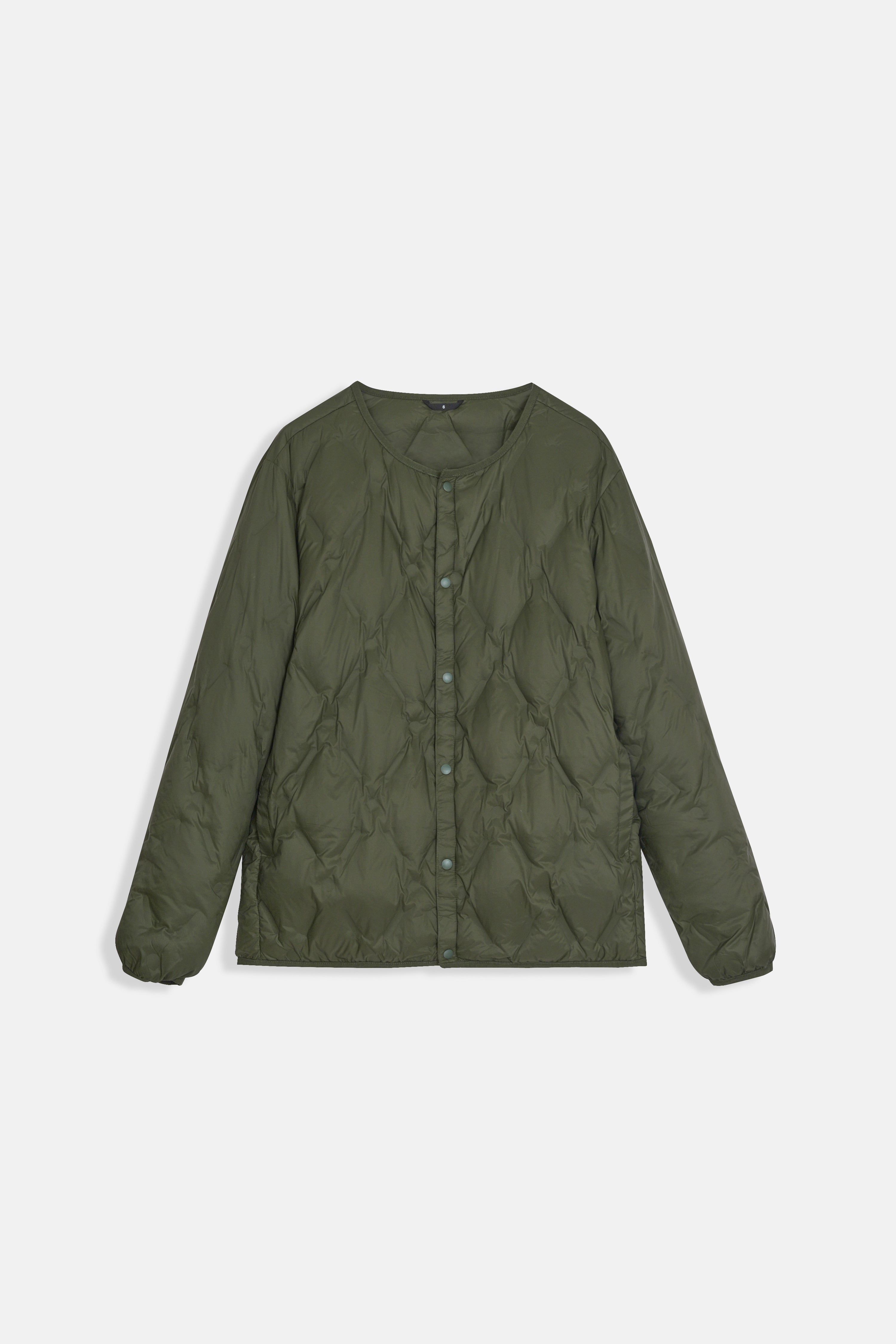 Lightweight Packable Collarless Man Down Jacket