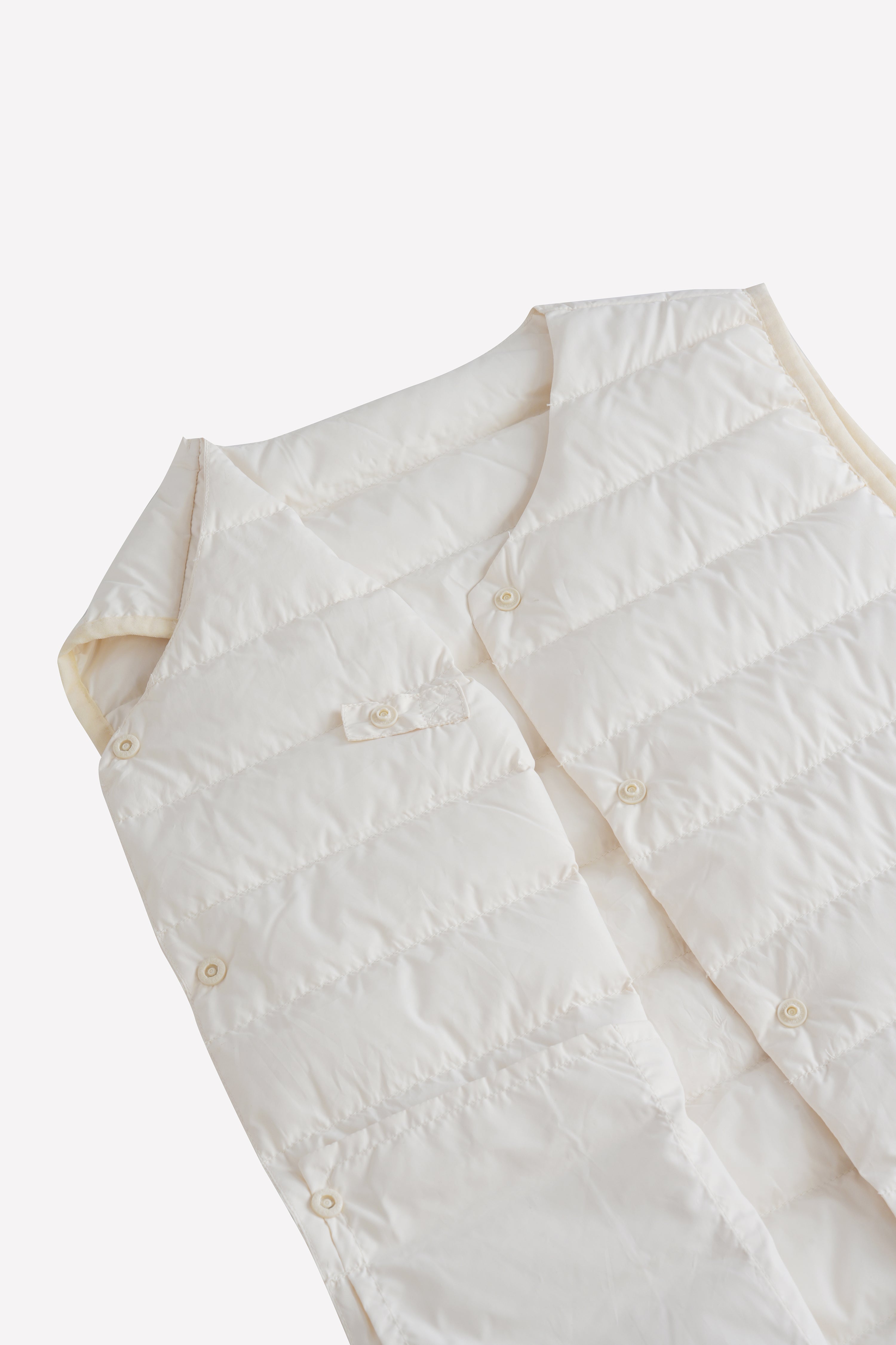 Lightweight Sleeveless V-Neck Woman Down Vest