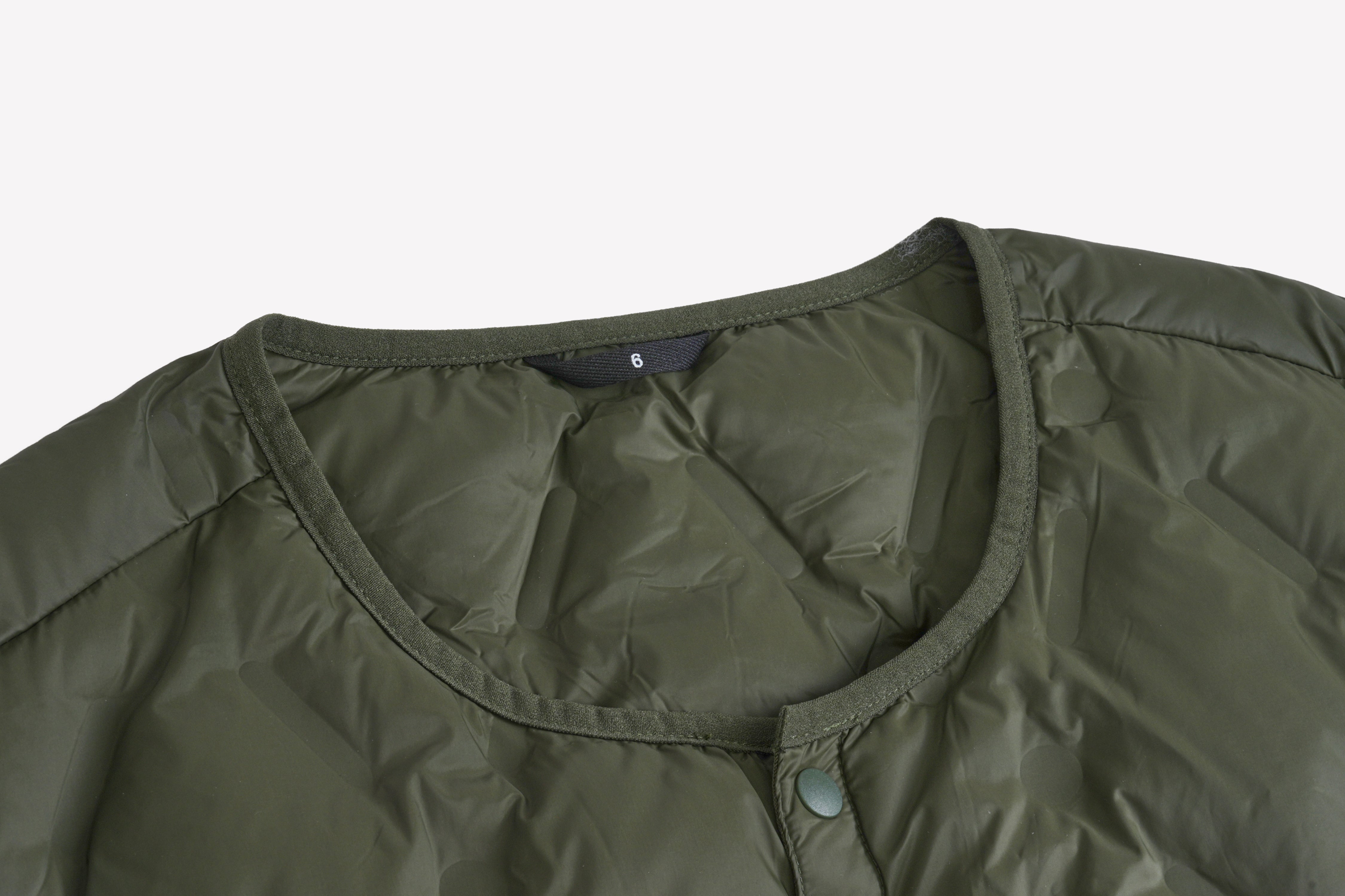 Lightweight Packable Collarless Man Down Jacket