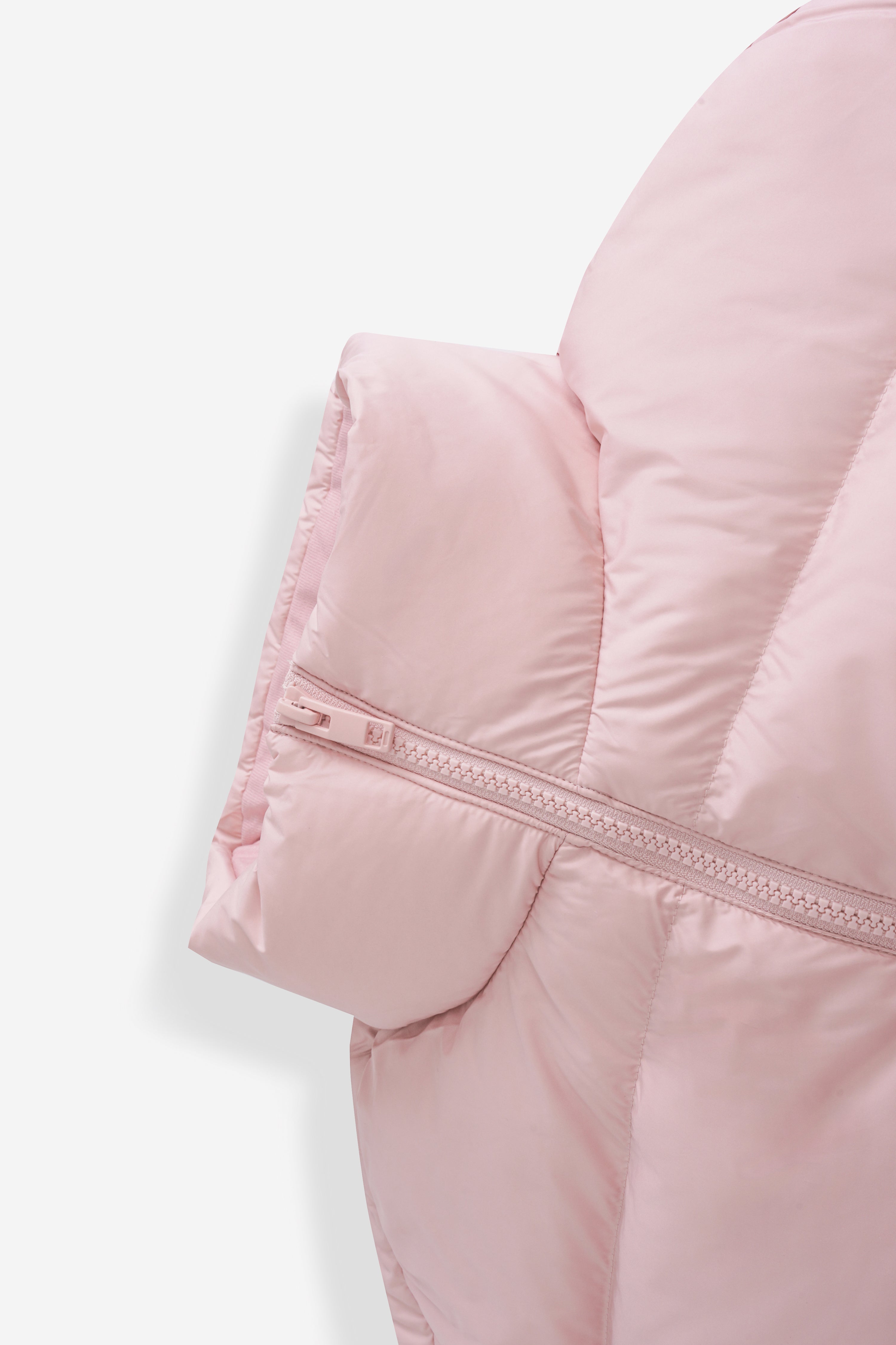 Satin-finish Nylon Puffer Down Woman Jacket