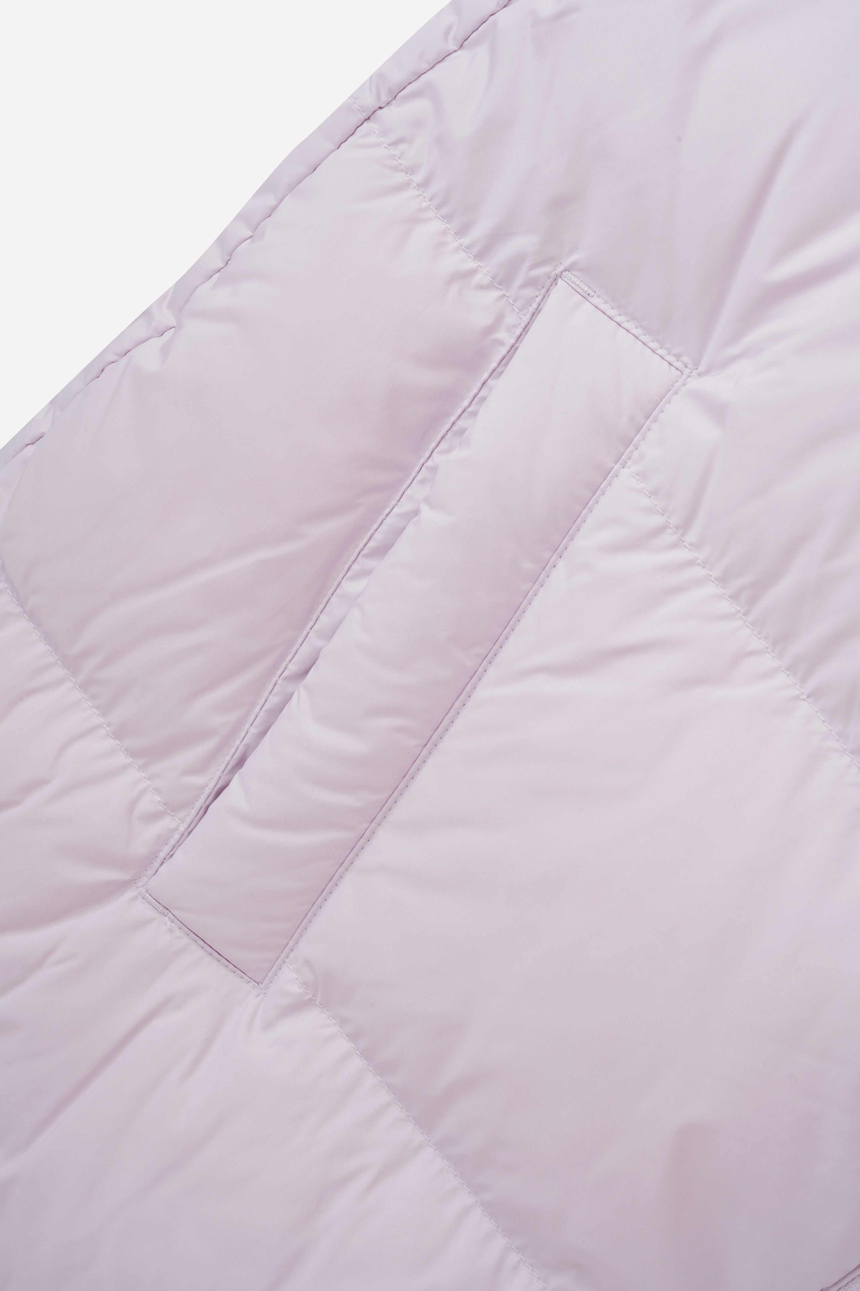 Satin-finish Nylon Puffer Down Woman Jacket