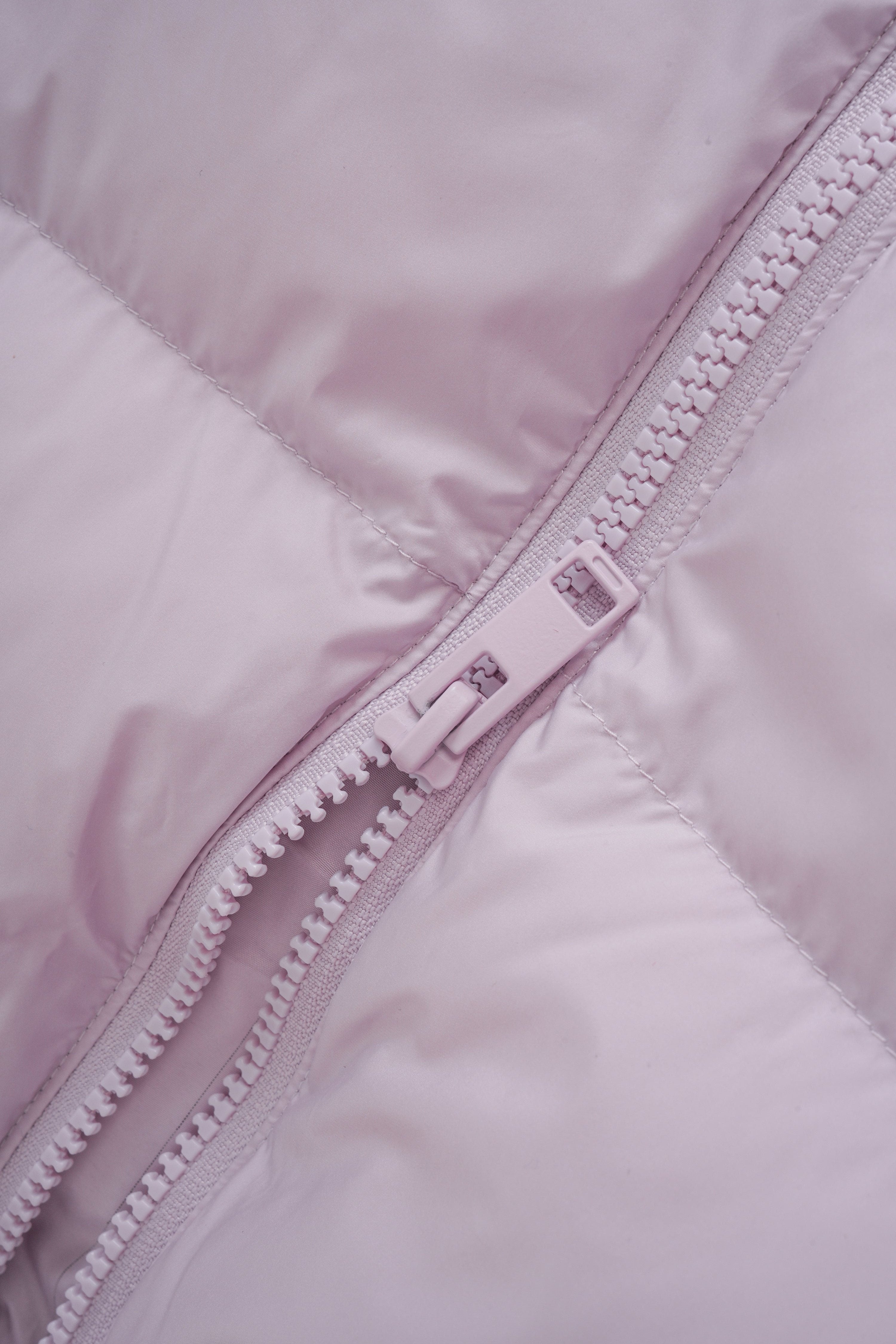 Satin-finish Nylon Puffer Down Woman Jacket