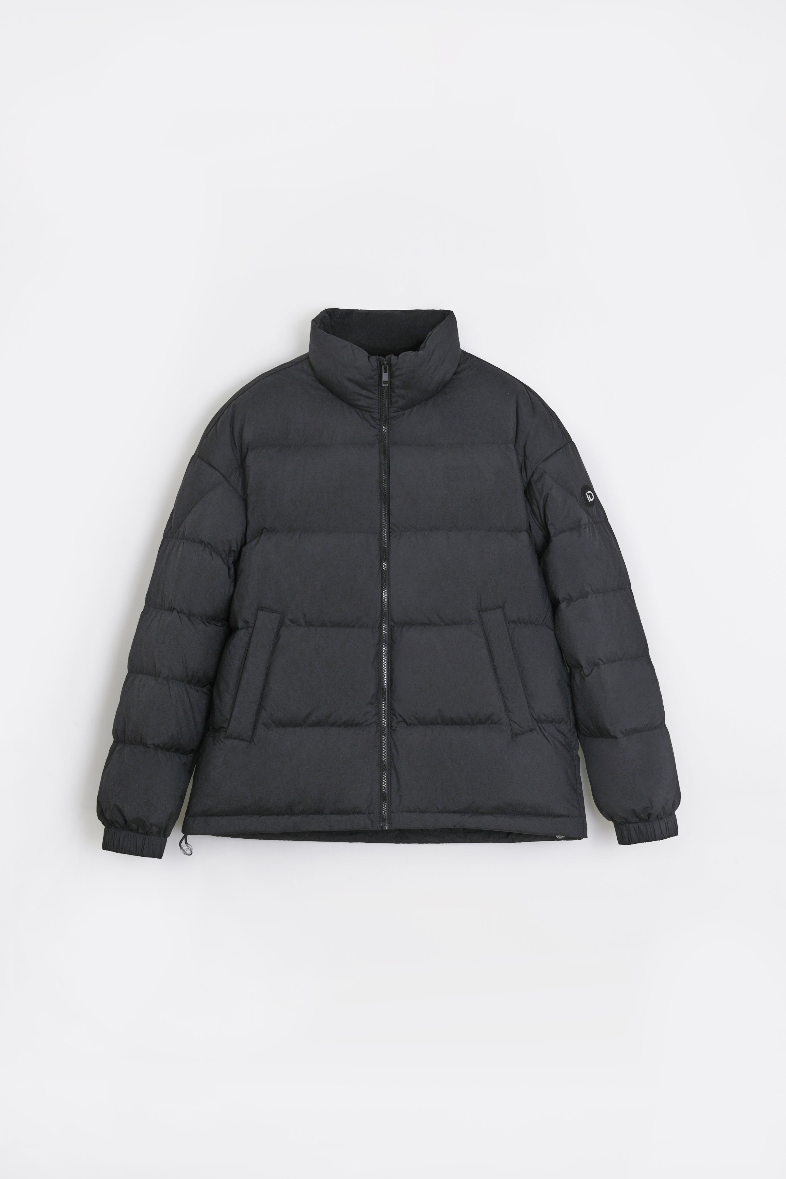Satin-finish Nylon Puffer Down Woman Jacket