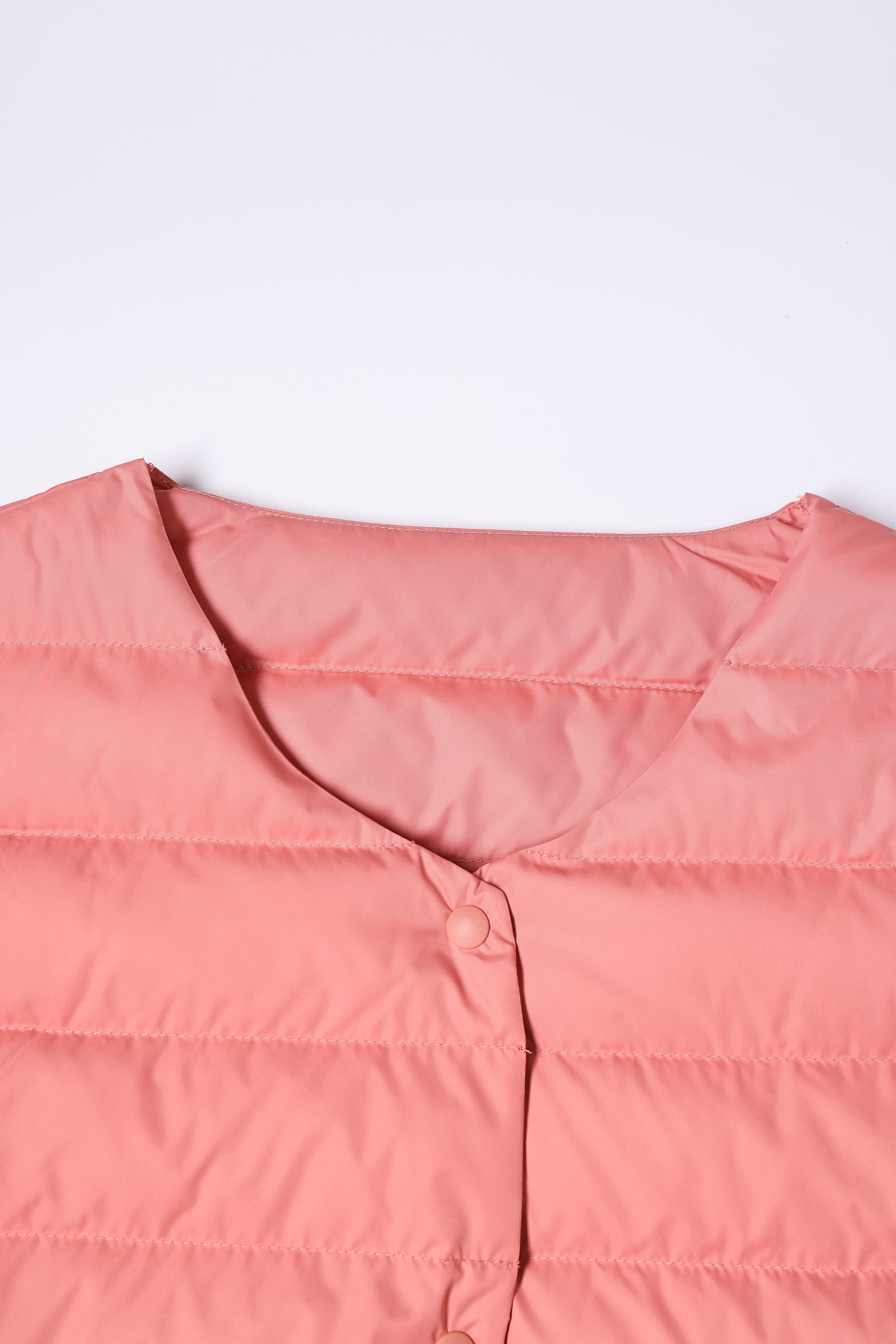 Lightweight Sleeveless V-Neck Woman Down Vest