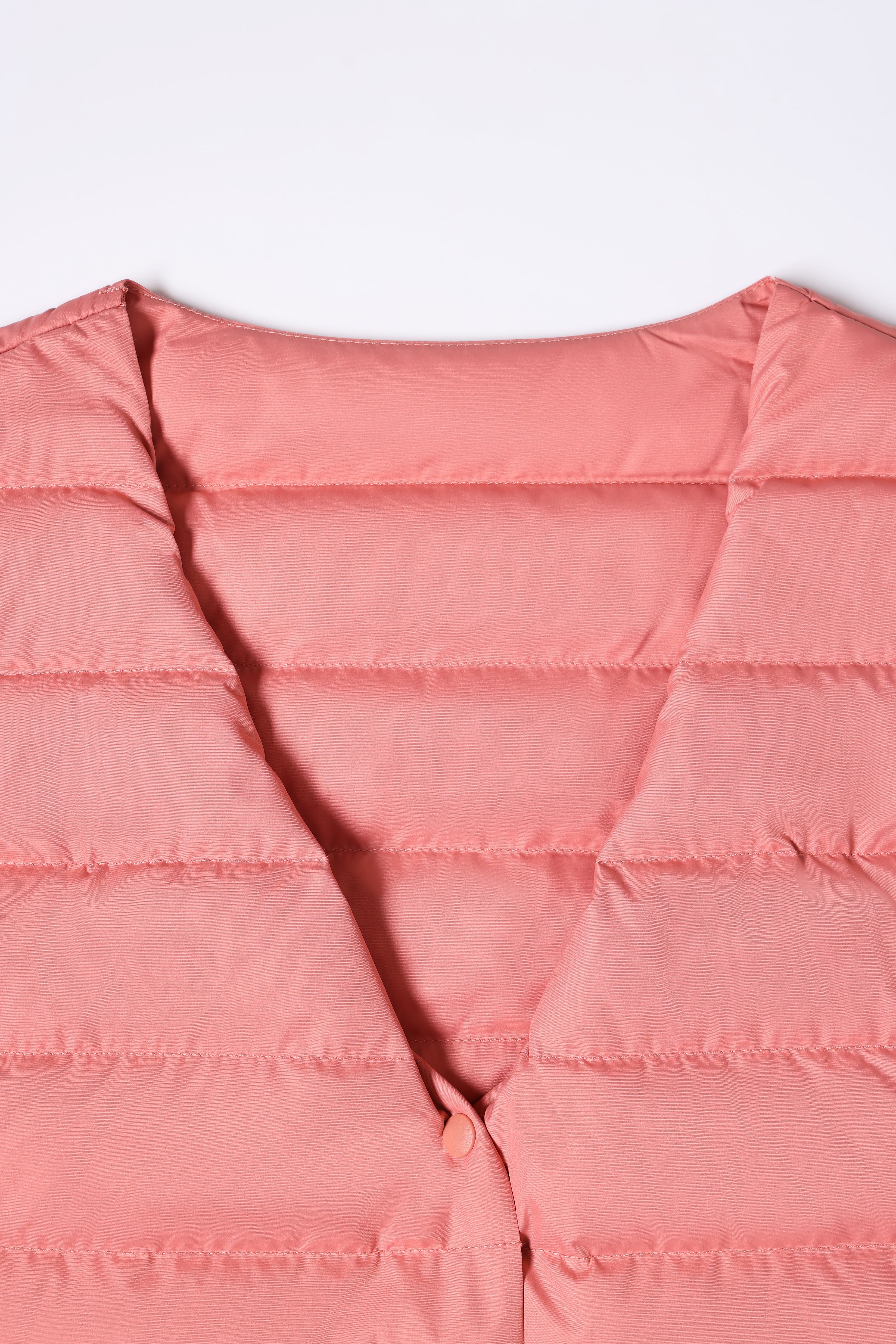 Lightweight Sleeveless V-Neck Woman Down Vest